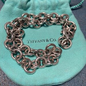 Tiffany & Co. Sterling Silver Heavy Choker Chain Necklace
